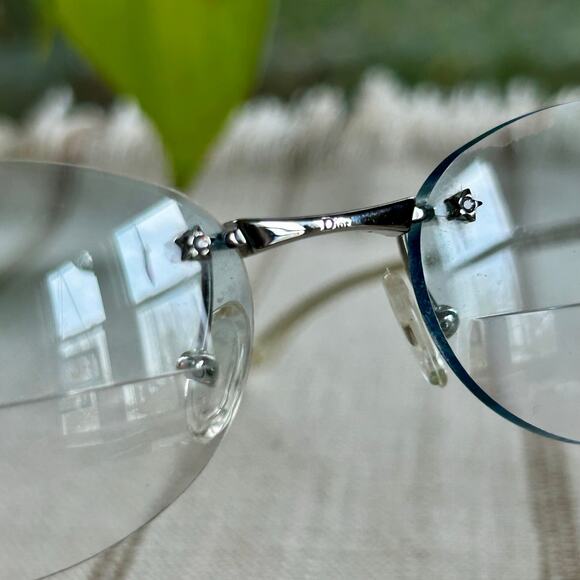 Christian Dior Rimless Bifocal  Eyeglasses Clear Lens CD3614 70B 130 - Picture 3 of 16